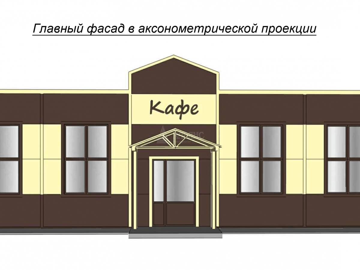 3D визуализация Кафе-столовая из сэндвич-панелей - фото 7